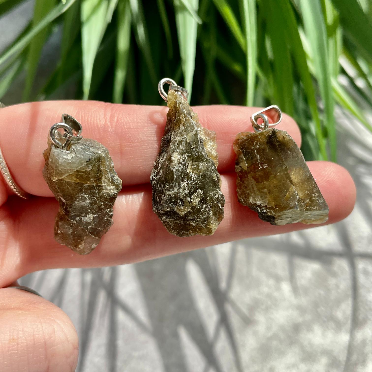 Rough Mini Pendant - Labradorite Rough Mini Pendant - Labradorite